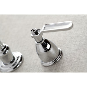 Whitaker Two-Handle 3-Hole Wall Mount Roman Tub Faucet