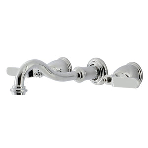 Whitaker Two-Handle 3-Hole Wall Mount Roman Tub Faucet