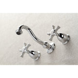 Hamilton Two-Handle 3-Hole Wall Mount Roman Tub Faucet