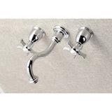 Hamilton Two-Handle 3-Hole Wall Mount Roman Tub Faucet