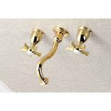 Hamilton Two-Handle 3-Hole Wall Mount Roman Tub Faucet