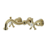 Hamilton Two-Handle 3-Hole Wall Mount Roman Tub Faucet