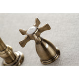 Hamilton Two-Handle 3-Hole Wall Mount Roman Tub Faucet