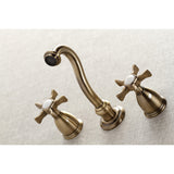 Hamilton Two-Handle 3-Hole Wall Mount Roman Tub Faucet