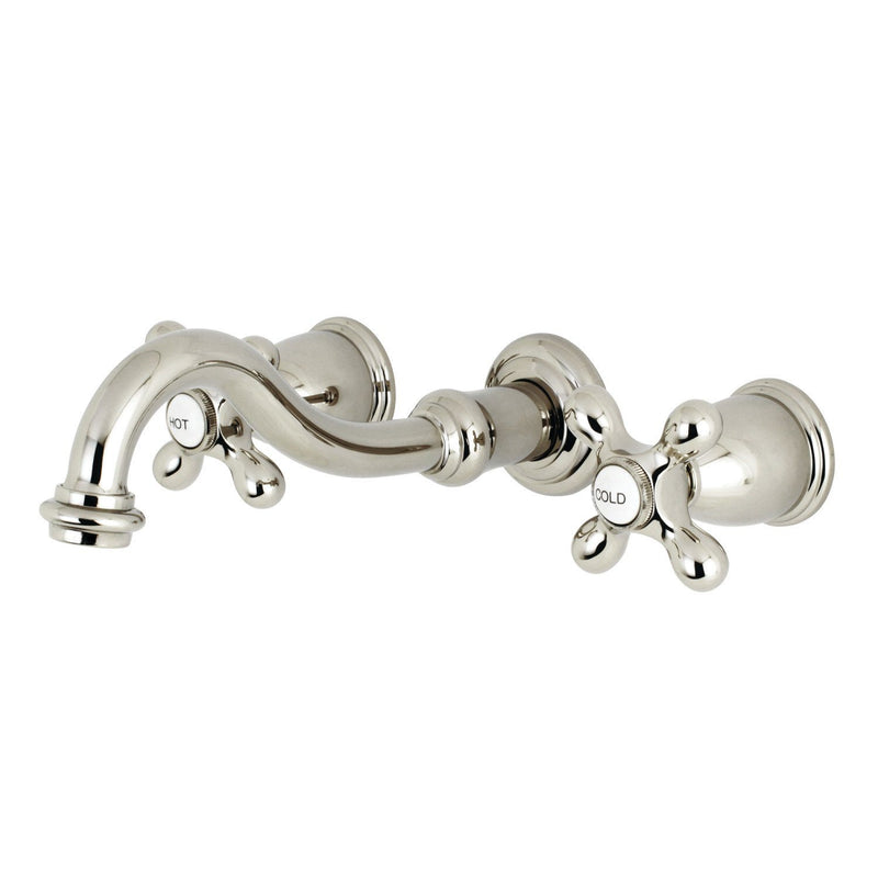 Restoration Two-Handle 3-Hole Wall Mount Roman Tub Faucet