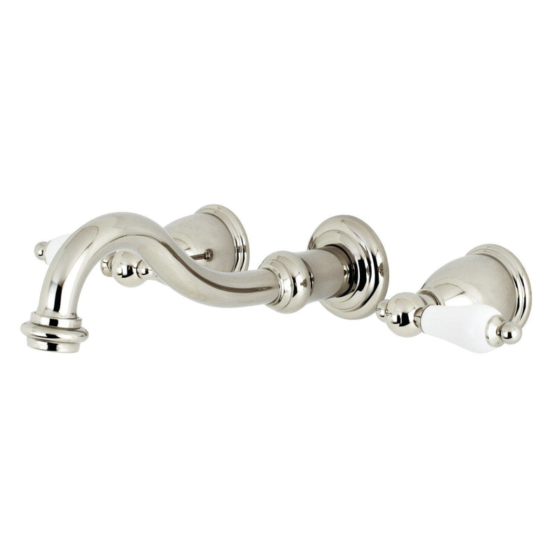 Restoration Two-Handle 3-Hole Wall Mount Roman Tub Faucet