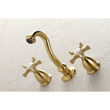 Hamilton Two-Handle 3-Hole Wall Mount Roman Tub Faucet