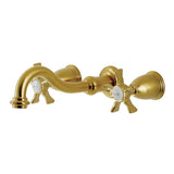 Hamilton Two-Handle 3-Hole Wall Mount Roman Tub Faucet