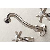 Hamilton Two-Handle 3-Hole Wall Mount Roman Tub Faucet