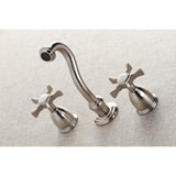 Hamilton Two-Handle 3-Hole Wall Mount Roman Tub Faucet