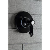 Heirloom Single-Handle Three-Way Diverter Valve with Round Trim Kit