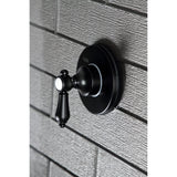 Heirloom Single-Handle Three-Way Diverter Valve with Round Trim Kit