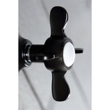 Single-Handle Three-Way Diverter Valve with Round Trim Kit