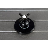 Single-Handle Three-Way Diverter Valve with Round Trim Kit