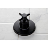 Concord Single-Handle Three-Way Diverter Valve with Round Trim Kit