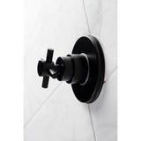 Concord Single-Handle Three-Way Diverter Valve with Round Trim Kit