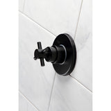 Concord Single-Handle Three-Way Diverter Valve with Round Trim Kit