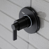 NuvoFusion Single-Handle Three-Way Diverter Valve with Round Trim Kit