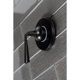 Single-Handle Wall Mount Three-Way Diverter Valve with Trim Kit