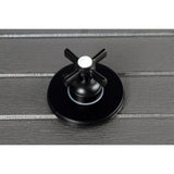 Single-Handle Three-Way Diverter Valve with Round Trim Kit