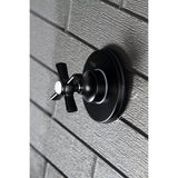 Single-Handle Three-Way Diverter Valve with Round Trim Kit