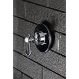 Heirloom Single-Handle Three-Way Diverter Valve with Round Trim Kit