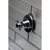 Concord Single-Handle Three-Way Diverter Valve with Round Trim Kit