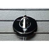 Single-Handle Three-Way Diverter Valve with Round Trim Kit