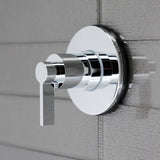 NuvoFusion Single-Handle Wall Mount Three-Way Diverter Valve with Trim Kit