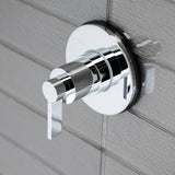 NuvoFusion Single-Handle Three-Way Diverter Valve with Round Trim Kit