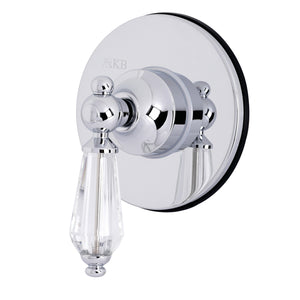 Willshire Single-Handle Three-Way Diverter Valve with Round Trim Kit