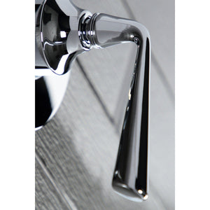 Single-Handle Three-Way Diverter Valve with Round Trim Kit