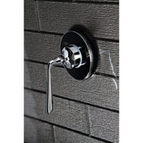 Single-Handle Wall Mount Three-Way Diverter Valve with Trim Kit