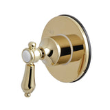 Heirloom Single-Handle Three-Way Diverter Valve with Round Trim Kit