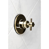 Concord Single-Handle Three-Way Diverter Valve with Round Trim Kit