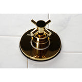 Concord Single-Handle Three-Way Diverter Valve with Round Trim Kit