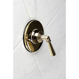 Single-Handle Three-Way Diverter Valve with Round Trim Kit