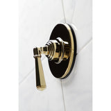 Single-Handle Three-Way Diverter Valve with Round Trim Kit