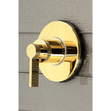 NuvoFusion Single-Handle Three-Way Diverter Valve with Round Trim Kit