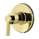 NuvoFusion Single-Handle Three-Way Diverter Valve with Round Trim Kit