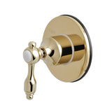Tudor Single-Handle Three-Way Diverter Valve with Round Trim Kit