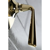 Single-Handle Wall Mount Three-Way Diverter Valve with Trim Kit