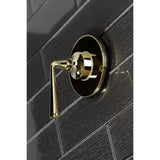 Single-Handle Wall Mount Three-Way Diverter Valve with Trim Kit
