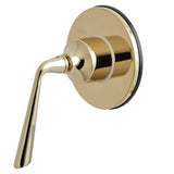 Single-Handle Wall Mount Three-Way Diverter Valve with Trim Kit