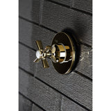 Single-Handle Three-Way Diverter Valve with Round Trim Kit