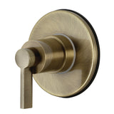 NuvoFusion Single-Handle Three-Way Diverter Valve with Round Trim Kit