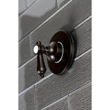 Heirloom Single-Handle Three-Way Diverter Valve with Round Trim Kit