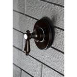 Heirloom Single-Handle Three-Way Diverter Valve with Round Trim Kit