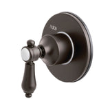Heirloom Single-Handle Three-Way Diverter Valve with Round Trim Kit