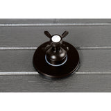 Single-Handle Three-Way Diverter Valve with Round Trim Kit